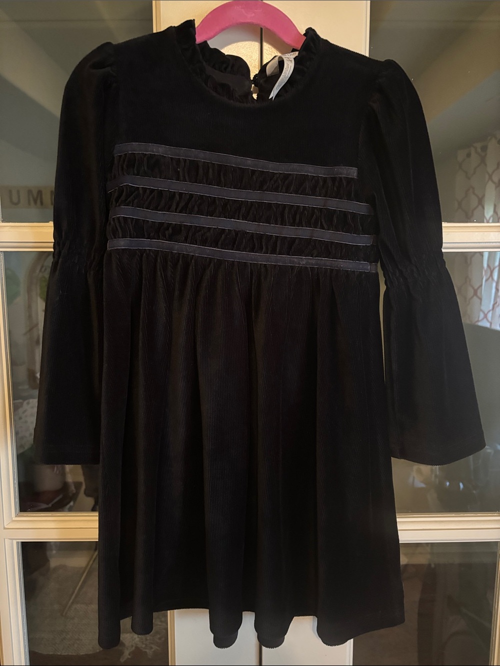 Matilda Jane Black Long-Sleeve Party Dress